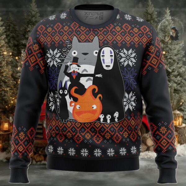 Ghibli Miyazaki Ugly Christmas Sweater