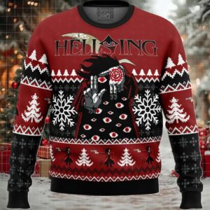 God With Us Hellsing Ugly Christmas Sweater