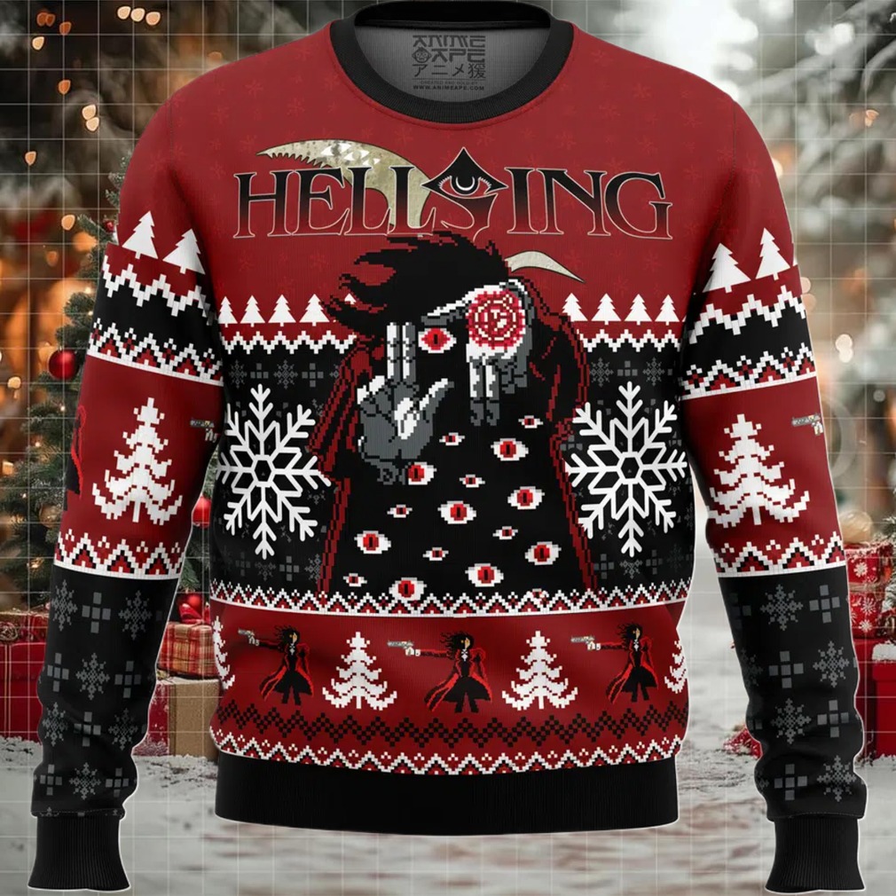 God With Us Hellsing Ugly Christmas Sweater