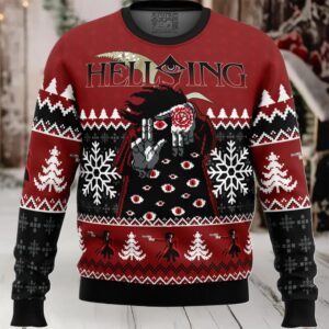 God With Us Hellsing Ugly Christmas Sweater