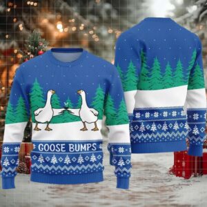 Goose Bumps Ugly Sweater Christmas 2025