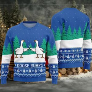 Goose Bumps Ugly Sweater Christmas 2025