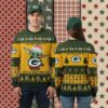 Green Bay Packers Cheesehead Vintage Christmas Ugly Sweater