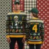 Green Bay Packers Baby Yoda Yellow Womens Christmas Ugly Sweater