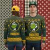 Green Bay Packers Skull Flowers Yellow Funny Christmas Ugly Sweater