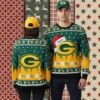 Green Bay Packers Jack Skellington Grinch Mens Christmas Ugly Sweater