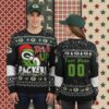 Green Bay Packers Winnie The Pooh Yellow Cool Christmas Ugly Sweater