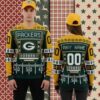 Green Bay Packers Baby Yoda Ladies Christmas Ugly Sweater