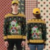 Green Bay Packers Good Day Personalized Yellow Mens Christmas Ugly Sweater