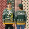 Green Bay Packers Cheesehead Vintage Christmas Ugly Sweater