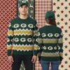 Green Bay Packers Personalized Player Yellow Funny Christmas Ugly Sweater