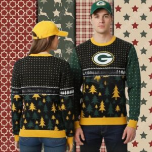 Green Bay Packers Xmas Tree Best Christmas Ugly Sweater