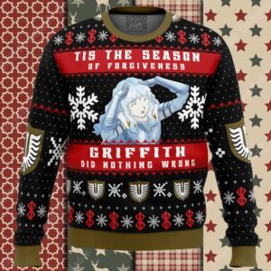 Griffith Did Nothing Wrong Berserk Ugly Christmas Sweater