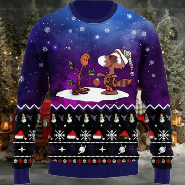 Guardian Of Galaxy X Snoopy Ugly Sweater Gifts, Snoopy Gift Fan Ugly Sweater Moderntees