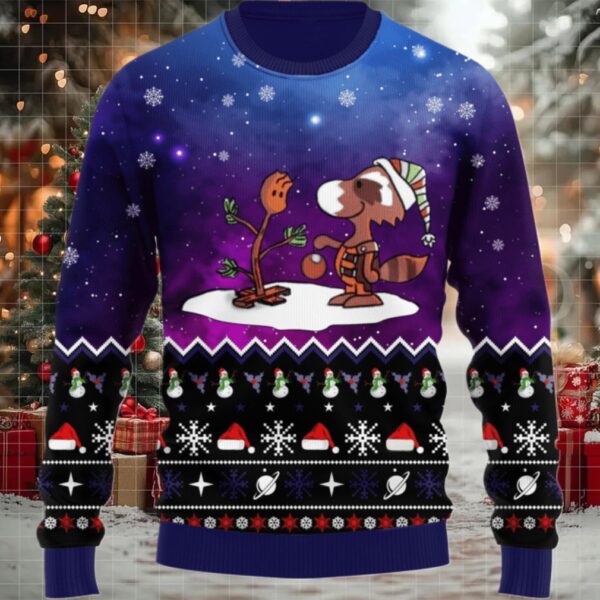 Guardian Of Galaxy X Snoopy Ugly Sweater Gifts, Snoopy Gift Fan Ugly Sweater Moderntees