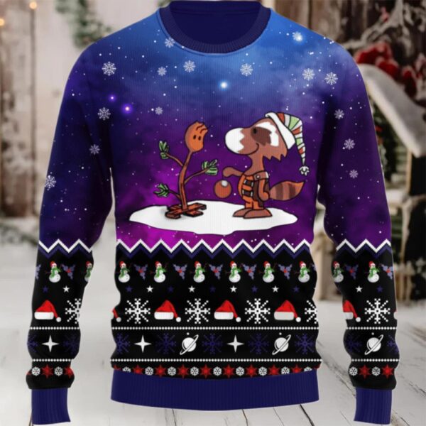 Guardian Of Galaxy X Snoopy Ugly Sweater Gifts, Snoopy Gift Fan Ugly Sweater Moderntees