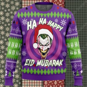 Ha ha ha Eid Mubarak DC Comics Ugly Christmas Sweater