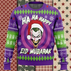 Ha ha ha Eid Mubarak DC Comics Ugly Christmas Sweater