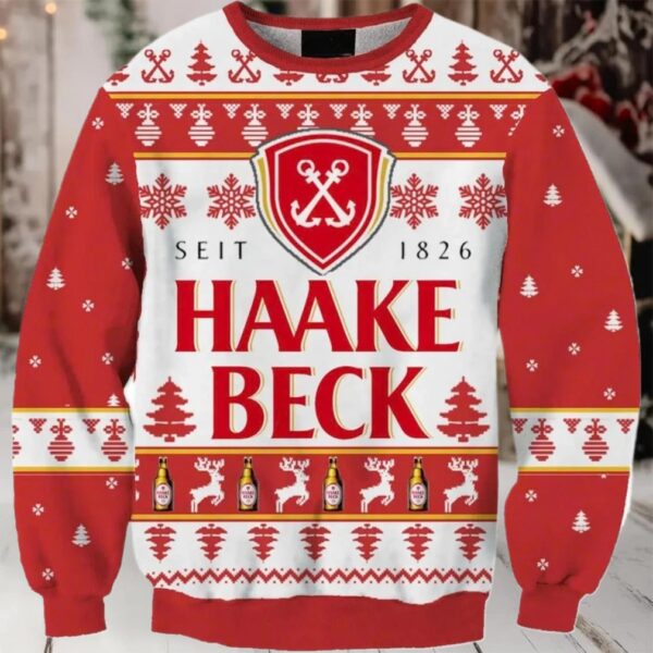 Haake Beck Christmas Ugly Sweater