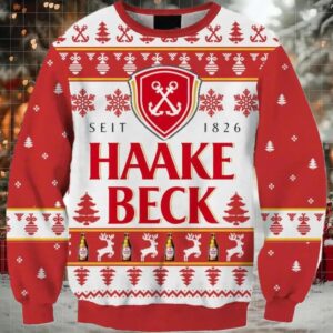 Haake Beck Christmas Ugly Sweater