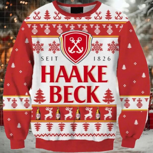 Haake Beck Christmas Ugly Sweater