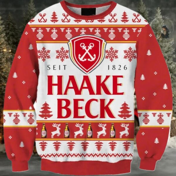 Haake Beck Christmas Ugly Sweater