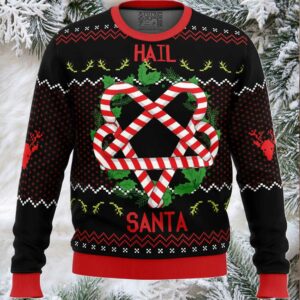 Hail Santa Ugly Christmas Sweater