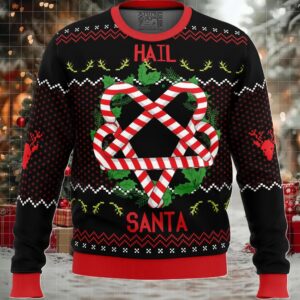 Hail Santa Ugly Christmas Sweater