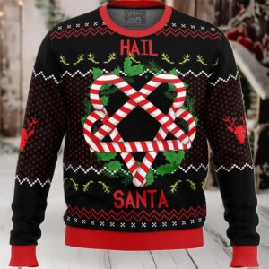 Hail Santa Ugly Christmas Sweater