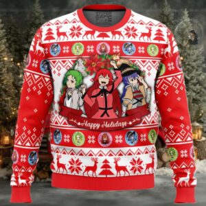 Happy Holidays Mushoku Tensei_ Jobless Reincarnation Ugly Christmas Sweater
