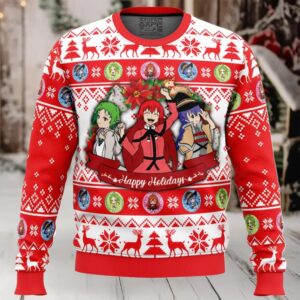 Happy Holidays Mushoku Tensei_ Jobless Reincarnation Ugly Christmas Sweater