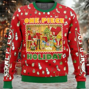 Happy Holidays One Piece Ugly Christmas Sweater
