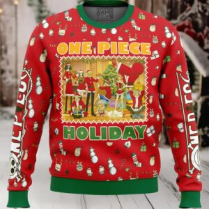 Happy Holidays One Piece Ugly Christmas Sweater