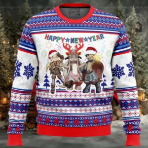 Happy New Year Made In Abyss Ugly Christmas Sweater