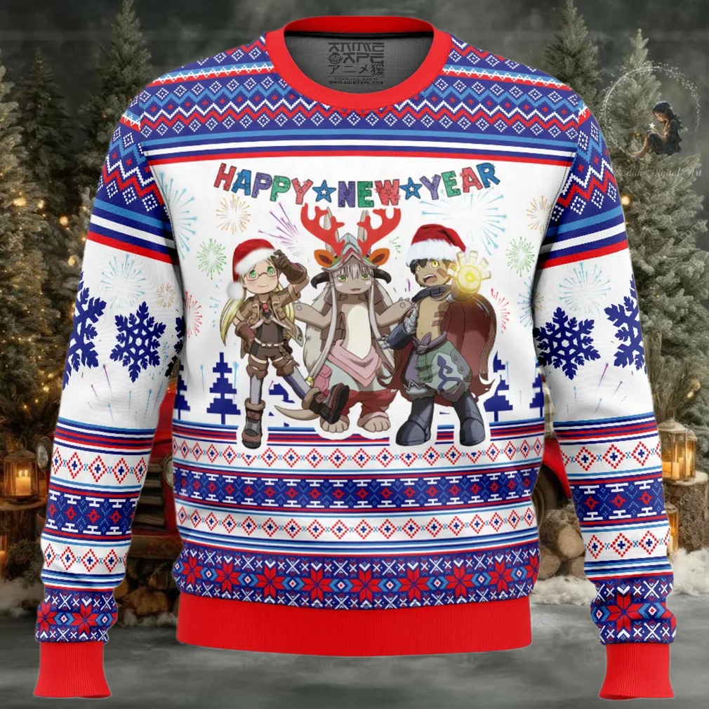 Happy New Year Made In Abyss Ugly Christmas Sweater