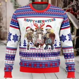 Happy New Year Made In Abyss Ugly Christmas Sweater
