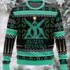 Mighty Morphin Power Rangers Green Ugly Christmas Sweater Mighty Morphin Power Rangers Green Ugly Christmas Sweater