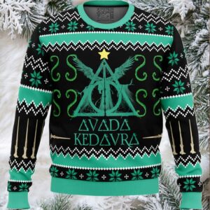 Harry Potter Avada Kedavra Ugly Christmas Sweater