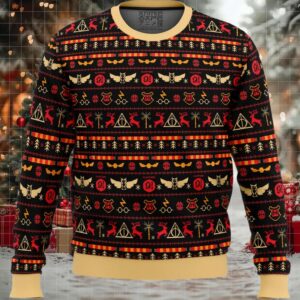 Harry Potter Christmas Ornaments Ugly Christmas Sweater