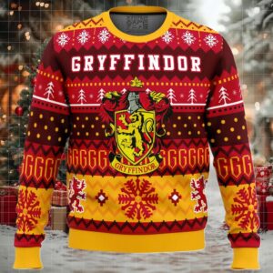 Harry Potter Gryffindor House Ugly Christmas Sweater