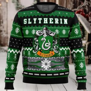 Harry Potter Slytherin House Ugly Christmas Sweater