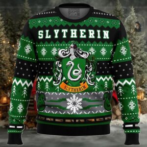 Harry Potter Slytherin House Ugly Christmas Sweater