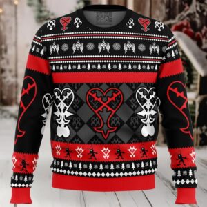 Heartless Christmas Kingdom Hearts Ugly Christmas Sweater