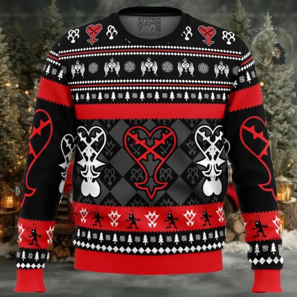 Heartless Christmas Kingdom Hearts Ugly Christmas Sweater