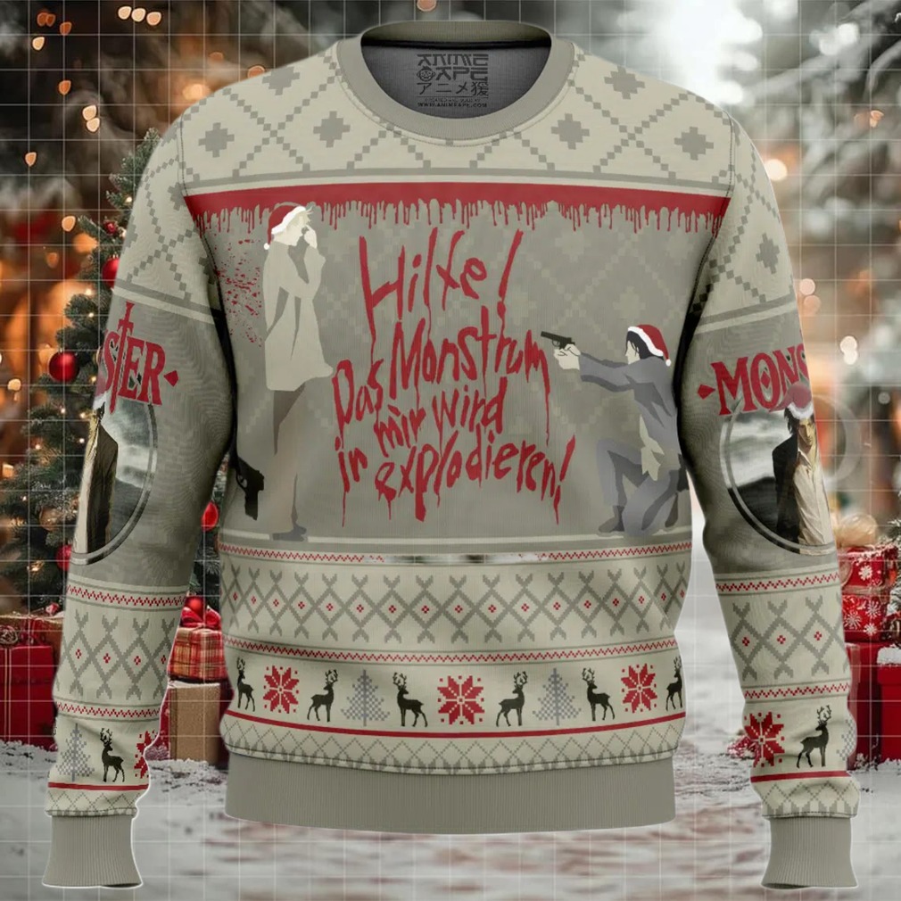 Helfe Das Monstrum Monster Christmas Sweater