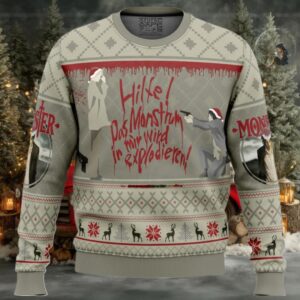 Helfe Das Monstrum Monster Ugly Christmas Sweater