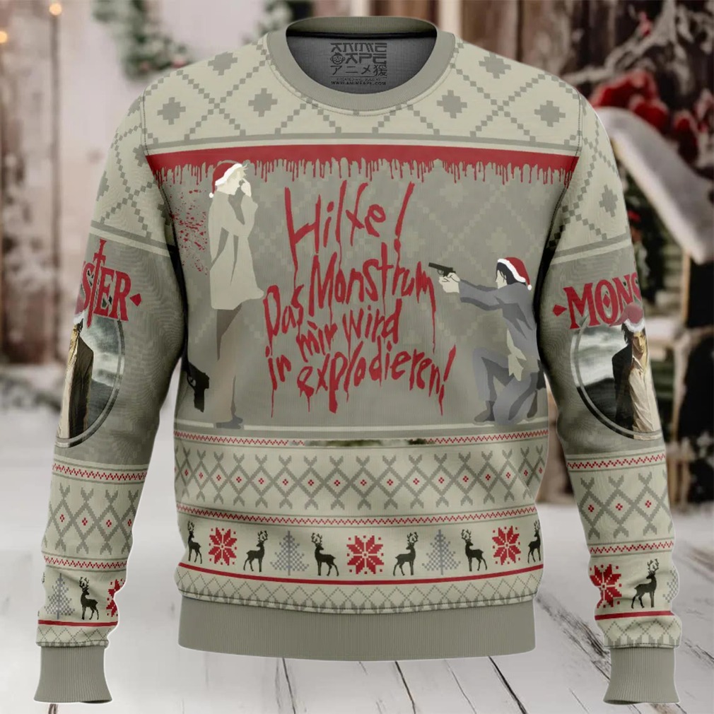 Helfe Das Monstrum Monster Ugly Christmas Sweater Helfe Das Monstrum Monster Ugly Christmas Sweater