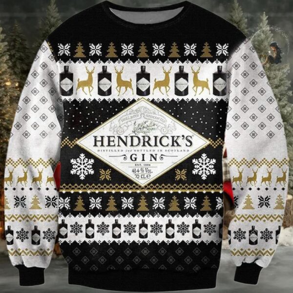 Hendrick’s Gin Christmas Ugly Sweater