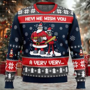 Hey! We Wish You a Futurama Ugly Christmas Sweater
