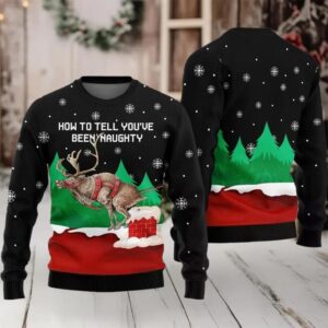 How to Tell You’ve Been Naughty Ugly Sweater Christmas 2025